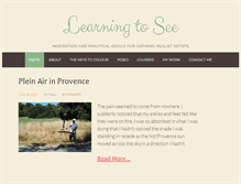 Tablet Screenshot of learning-to-see.co.uk